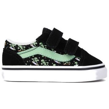 VANS Old Skool V Glow Cosmic Cruisers BLACK/GREEN