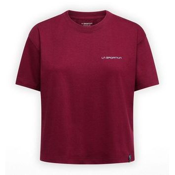 LA SPORTIVA Trilogy Crop T-Shirt W Redwood/Limestone