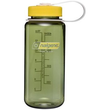 NALGENE WIDE-MOUTH SUSTAIN 500 ml Oil Green w/Freesia