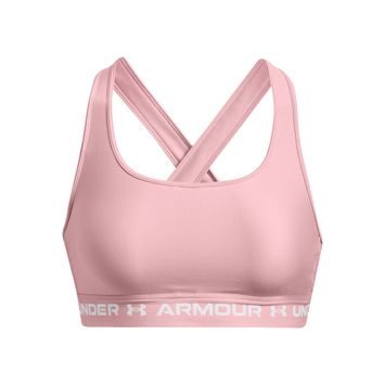 UNDER ARMOUR UA Crossback Mid Bra, Pink