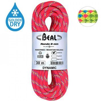 BEAL Rando 8 mm golden dry yellow 20 m