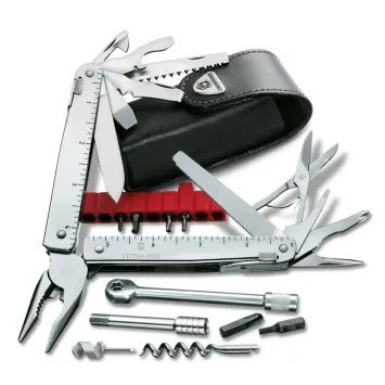 VICTORINOX Swiss Tool X Plus Ratchet, silver, blister