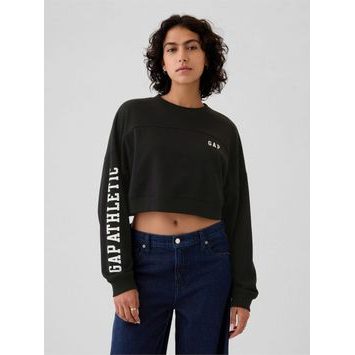 GAP Crop mikina s logem Černá