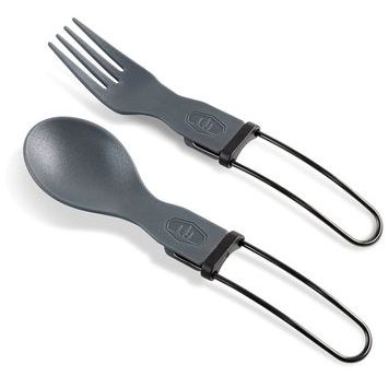 GSI OUTDOORS Tekk Folding Cutlery Set; grey
