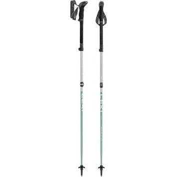 LEKI Makalu FX TA 100-120 cm, silver-greygreen-white
