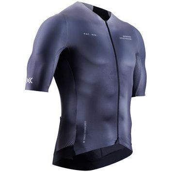 X-BIONIC COREFUSION AERO JERSEY SS MEN DARK MONOCHROMATIC HEATMAP