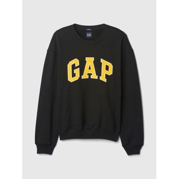 GAP Oversize mikina s logem Černá