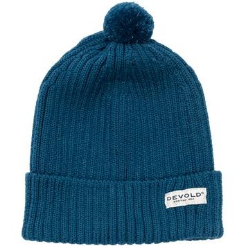 DEVOLD Skolma Merino Beanie Kid, Flood