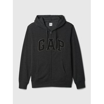 GAP Mikina na zip Šedá