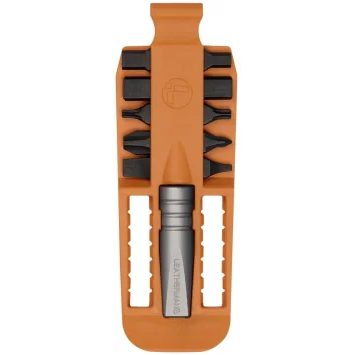 LEATHERMAN Bit Kit #3-ORANGE/BIT DRIVER-SILVER ORANGE