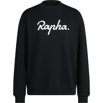 RAPHA Rapha Men's Heavyweight Logo Sweatshirt, černá/bílá
