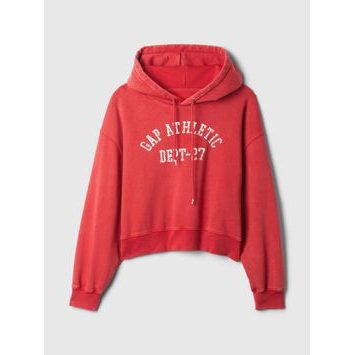 GAP Crop mikina Gap Athletic Červená
