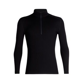 ICEBREAKER M 260 Tech LS Half Zip, BLACK