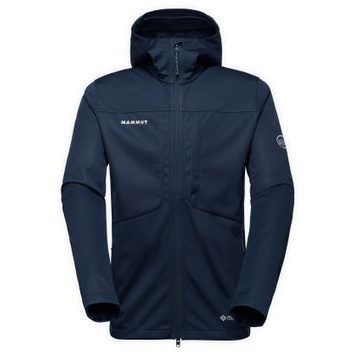 MAMMUT Ultimate VIII SO Hooded Jacket Men marine