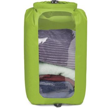 OSPREY DRY SACK 35 W/WINDOW, limon green