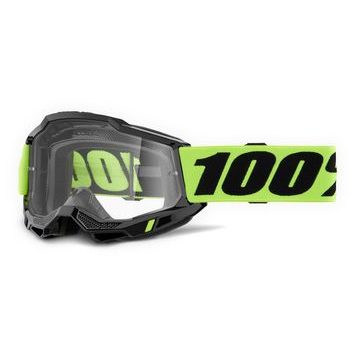100% ACCURI 2 JUNIOR Goggle Neon Yellow - Clear Lens