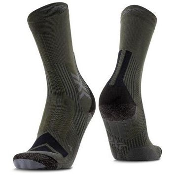 X-BIONIC X-SOCKS HIKE EXPERT SILVER CREW dark sage/black