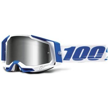 100% RACECRAFT 2 Goggle - Isola - Flash Silver Lens