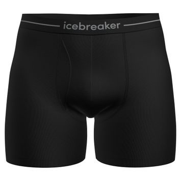 ICEBREAKER M Anatomica Boxers wFly BLACK