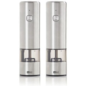 ADHOC i.Mill Mini, dobíjecí na USB-C, nerez/akryl, 14 cm