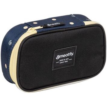 MEATFLY XL Pencil Case, Yellow Dots
