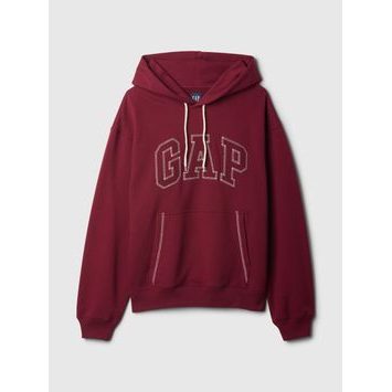 GAP Oversize mikina s logem Stitch Fialová