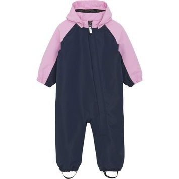 COLOR KIDS Coverall - Colorblock & Solid-Lilac chiffon
