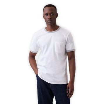 GAP 888011-01 Tričko s kapsičkou Everyday Soft Bílá