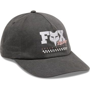 FOX W Checker Adjustable Hat Pewter