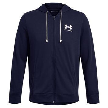 UNDER ARMOUR Rival Terry LC FZ, Midnight Navy / Onyx White