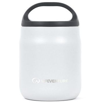 LIFEVENTURE Food Flask; 600 ml; light grey