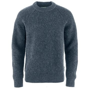 FJÄLLRÄVEN Övik Waffle Knit M Navy