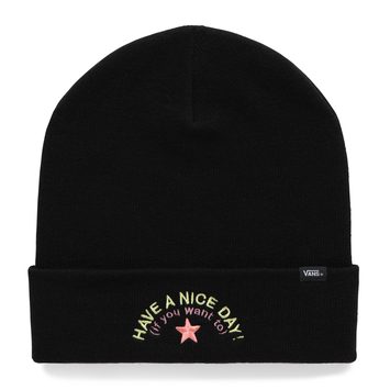 VANS BREAKIN OUT BEANIE RADICALLY HAPPY BLACK/MAIZE