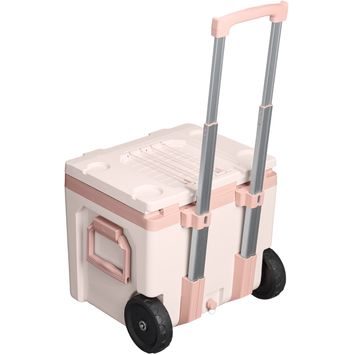 STANLEY Easy-Carry Outdoor Wheeled Cooler 47,3 l/50QT Rose Quartz