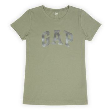 GAP 776775-17 Tričko s logem Zelená