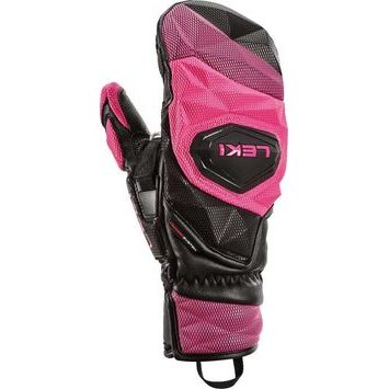 LEKI WCR Venom SL 3D Mitt, black-pink