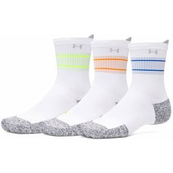 UNDER ARMOUR UA Velociti Run Cush 3p Crew-WHT
