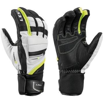 LEKI Griffin Prime S, white-black-yellow