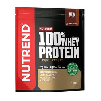 NUTREND 100% Whey Protein, sáček, 1000 g čokoláda a kakao