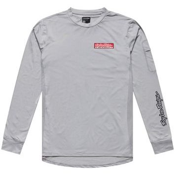 TROY LEE DESIGNS Ruckus Ride LS Tee Custom Paint Mid Gray