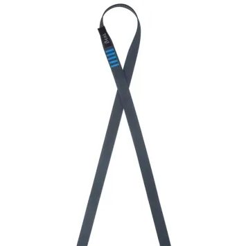 BEAL Šitá smyce plochá; 26 mm; black; 100 cm