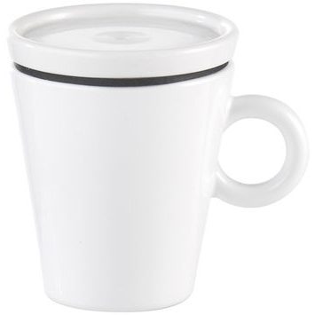 GUZZINI Travel Coffee Mug COFFEE & GO White