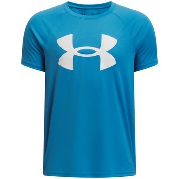 UNDER ARMOUR UA Tech Big Logo SS modrá