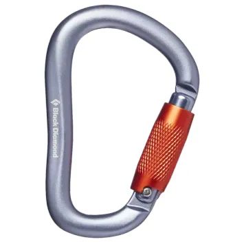 BLACK DIAMOND ROCKLOCK TWISTLOCK CARABINER Gray