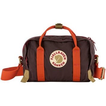 FJÄLLRÄVEN Kånken Koncept Crossbody 4 Black Oak-Rowan Red