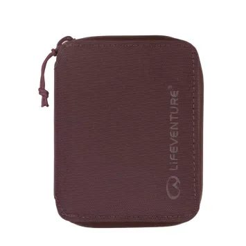 LIFEVENTURE RFiD Bi-Fold Wallet, plum