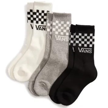 VANS Classic Check Crew Kid CHECKERBOARD, Black/White
