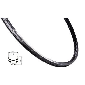 FORCE CLASSIC 622x19, 36děr, černý