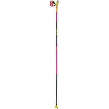 LEKI HRC max FRT, neonpink-neonyellow-carbon structure