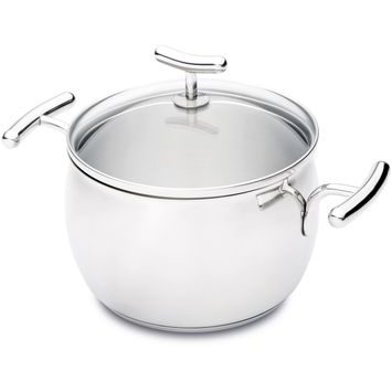 SILAMPOS Hrnec Yumi se skleněnou poklicí 7,1 l